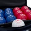 Superior Classic Boccia set in blue shoulder bag-  Hardness: Medium - Image 2