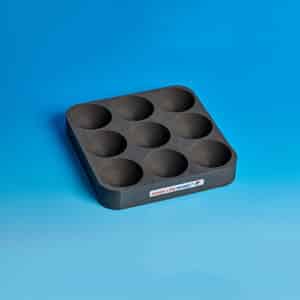 Boccia foam tray for 9 balls