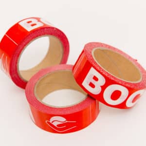 Red/white Boccia tape, 38 mm