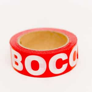 Red/white Boccia tape, 38 mm