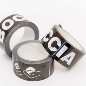 A roll Boccia tape, black/white, 48 mm