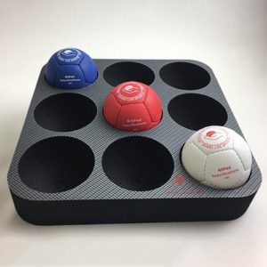 NEW: Boccia foam tray for 9 balls – improved version