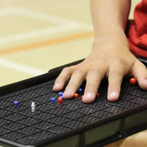 Boccia Touch board for blind Boccia