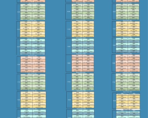 Individual Boccia Pools and schedules for Tokyo 2020.